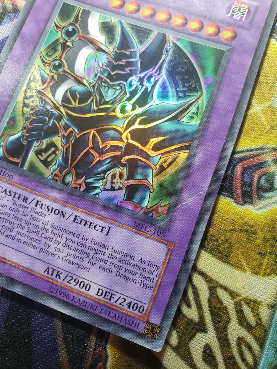 Yugioh Dark Paladin MFC-105 1st Edition Ultra Rare Damaged Yugioh Dark Paladin MFC-105 1st Edition Ultra Rare Damaged