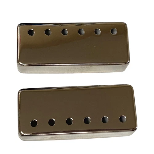 PC-0308-001 50mm Nickel Silver Pickup Covers Gibson Guitar Mini Humbucker