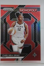 🔥 2024 Panini Prizm WNBA Monopoly Chelsea Gray Red Prizm /99