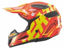 LEATT GPX 5.5 JR V06 Orange/Yellow Youth Helm...