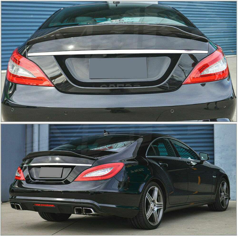 REAL Carbon Rear Trunk Spoiler Wing For Benz W218 CLS400 CLS500 CLS550