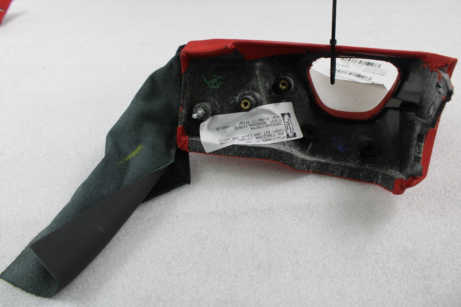 Ferrari California T, LH, Left, Front Side Dash, Red, Dmg, Used, P/N 860866