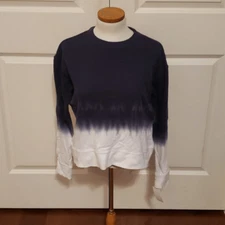 Ten Six Sherman Dip Dye Cropped Sweatshirt Size Medium NWT