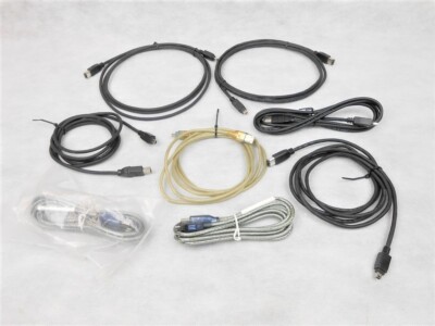 Mixed Lot of 8 FireWire 400 6-Pin to 4-Pin Cables IEEE 1394