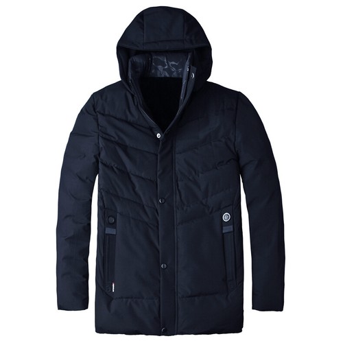 Mens NEW Puffer Jacket Warm Padded Detachable Hooded Lined Coat Outer Wear - Picture 7 of 7