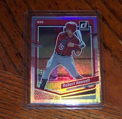 2023 Panini Donruss Rookie Robert Hassell SeasonStat Line Parallel  115/123 #120