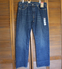 Levi's 501 Jeans Men's 38 x 34 Blue Original Straight Button Fly 100 Cotton 80