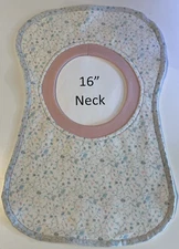 Bib 16" Neck Pull Over Head T-Shirt Special Needs Drool Cotton Polyester