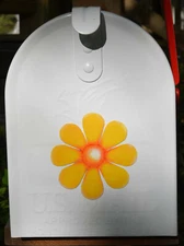 Mailbox Magnet Partial Cover Flower Groovy Daisies Set of 6 for Car Multi Use
