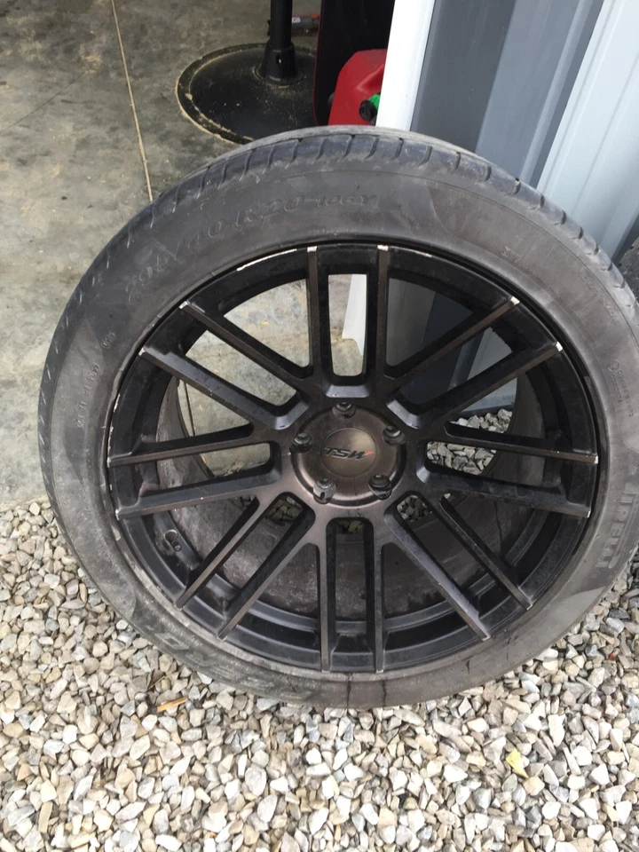 CHEVROLET CAMARO SS LS3 2010-2015 OEM SET RUEDAS TSW USADO *LEER* 8887 Foto 2 de 4