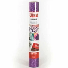 Siser® Glitter Heat Transfer Vinyl: Lavender, 11.8 x 36 inches