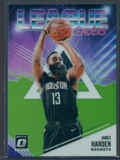 2018-19 DONRUSS OPTIC LIME GREEN PRIZM LEAGUE LEADERS JAMES HARDEN #6 088/149