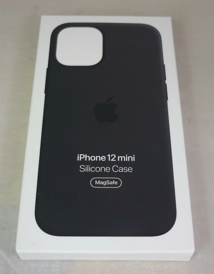 Originale/Ufficiale Apple IPHONE 12 Mini Custodia Silicone Con Magsafe - Nero - - Immagine 2 di 4