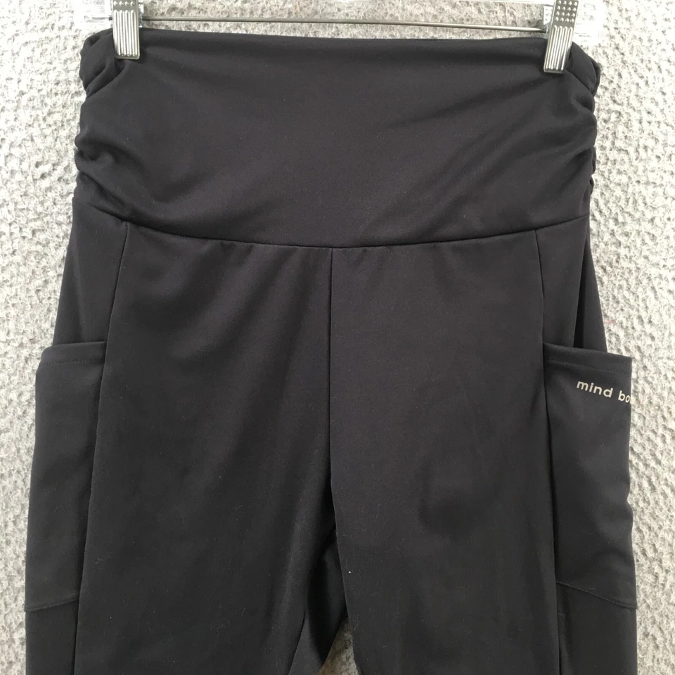 Peace Love World Ropa Activa Leggings Mujer Medianos (Actual 26X23) Negro Pull On Foto 2 de 4