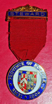 2006 Royal Masonic Benevolent Institution Festival Steward Juwel RMBI Norfolk **