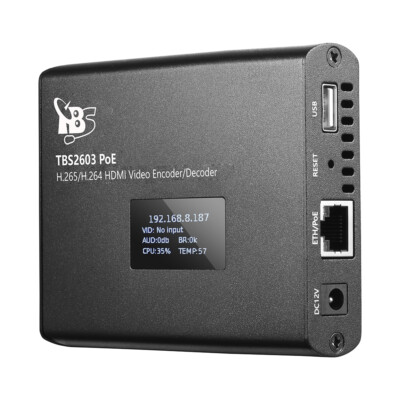 TBS2603PoE NDI®|HX H.265 H.264 HDMI Video Encoder and Decoder | eBay