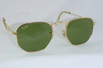 NOS! NEU! Vintage Ray Ban USA B&L W0981 Classic Collection III Grüne RB 3 Gläser - Bild 1 von 4