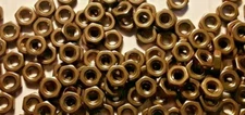 #8-32 solid brass, hex nuts, small pattern, PLAIN FINISH, C46400-C46200, SELECT 