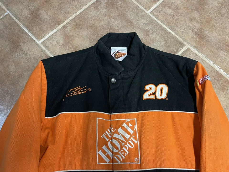 Chaqueta De Colección 2002 Tony Stewart Home Depot Winners Circle NASCAR Jóvenes Niños M Foto 4 de 4