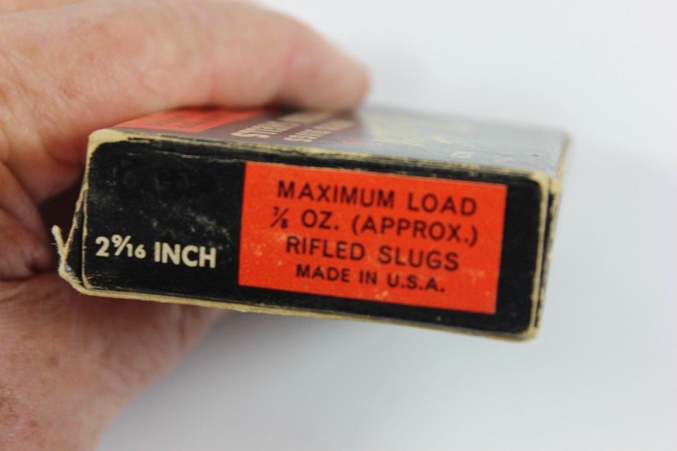 Vintage REVELATION Rifled Slugs EMPTY Box Western Auto Supply Co Kansas