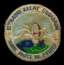 USAF 12th Radio Relay Squadron Patch S-15A
