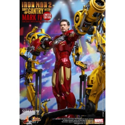 Iron Man 2 figurine Movie Masterpiece 1/6 Iron Man Mark IV Suit-Up Gantry 30 cm - Photo 1/4