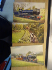 Postcards Ravenglass and Eskdale Miniature Railway Cumbria  x 3 old  postcards