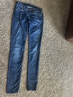 WOMENS CITIZENS OF HUMANITY LOW WAIST SKINNY LEG BLUE JEANS STRETCH SIZE 24 — photo 1