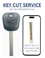 KEY CUT SERVICE + B119 GMC  2010 - 2019  46e chip PROGRAM YOURSELF
