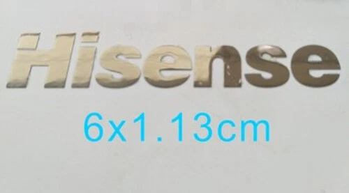 Hisense Metal Sticker For Refrigerator air conditioner Water heater TV 6x1.13CM