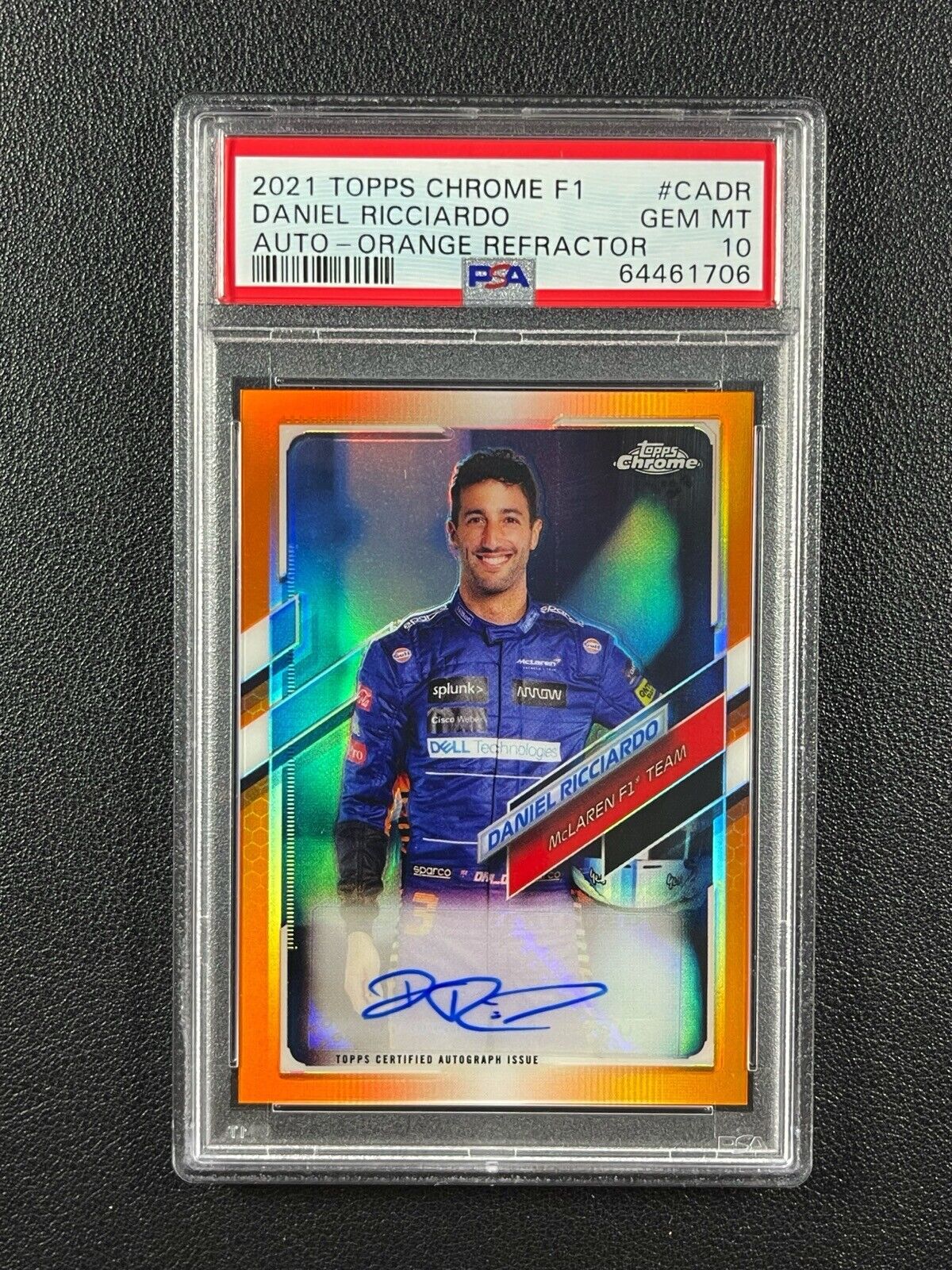 Daniel Ricciardo 2021 Topps Chrome Formula 1 #CA-DR Daniel Ricciardo 2021 Topps Chrome Formula 1 #CA-DR