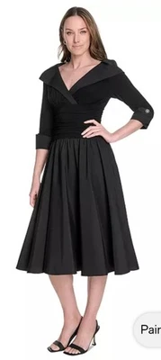 Beautiful Jessica Howard Black Formal Dress Size 14W - Image 1 of 4