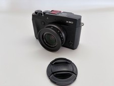 Fujifilm Fuji X30 12.0MP Digital Camera W/Charge and batteries Black Tested