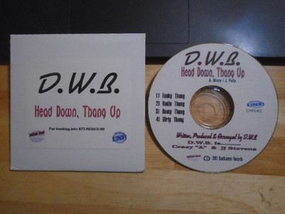 VERY RARE D.W.B. DEMO CD Head Down, Thang Up rap hip hop UNRELEASED 2001 obscure