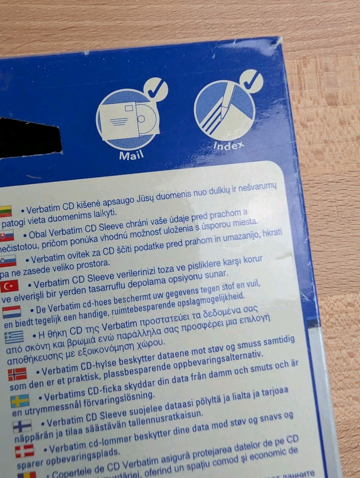 Verbatim CD/DVD Sleeves Paper (50 Pack) New. image 7