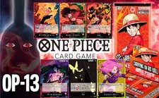 OP13 - Carrying on His Will One Piece TCG - Pick Your Own Leader Card