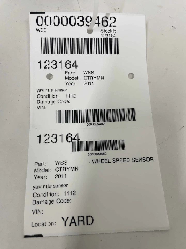 Mini Cooper Countryman 2011 sensor de velocidad de rueda sensor de velocidad de guiñada Foto 4 de 4