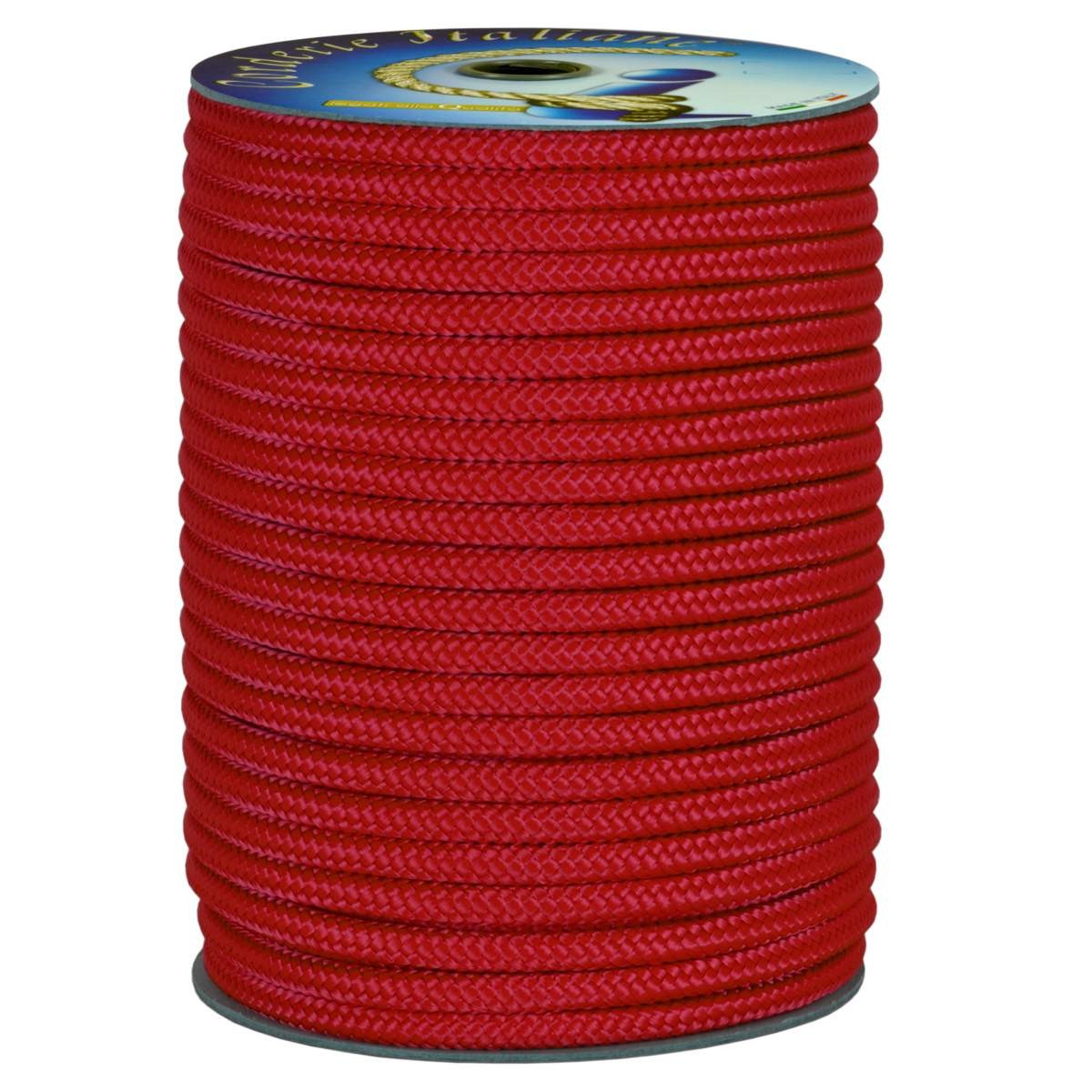 Treccia alta tenacità rossa 6 mm - 250 mt