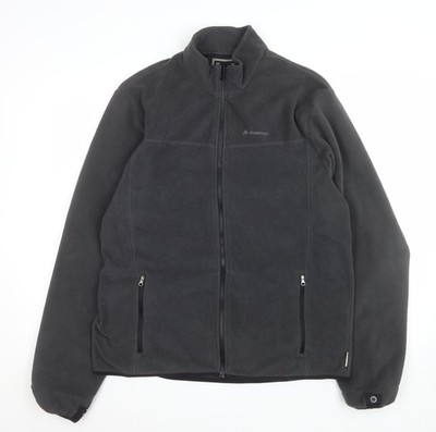 Quechua Herren Jacke schwarz 2XL Fleece Full Zip Outdoor Wandern