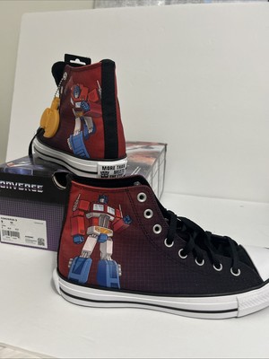 Transformers Optimus Prime Converse Chuck Taylor All Star  9 M 11 Women