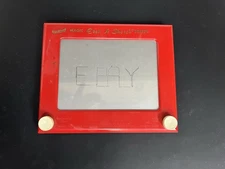 etch a sketch vintage 505 Pre1980 EARLY MODEL No Frame Around Ohio Art 5x7 Scree