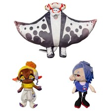 Splatoon 3 Deep Cut Frye Big Man Shiver Set of 3 Plush Stuffed toy S size New