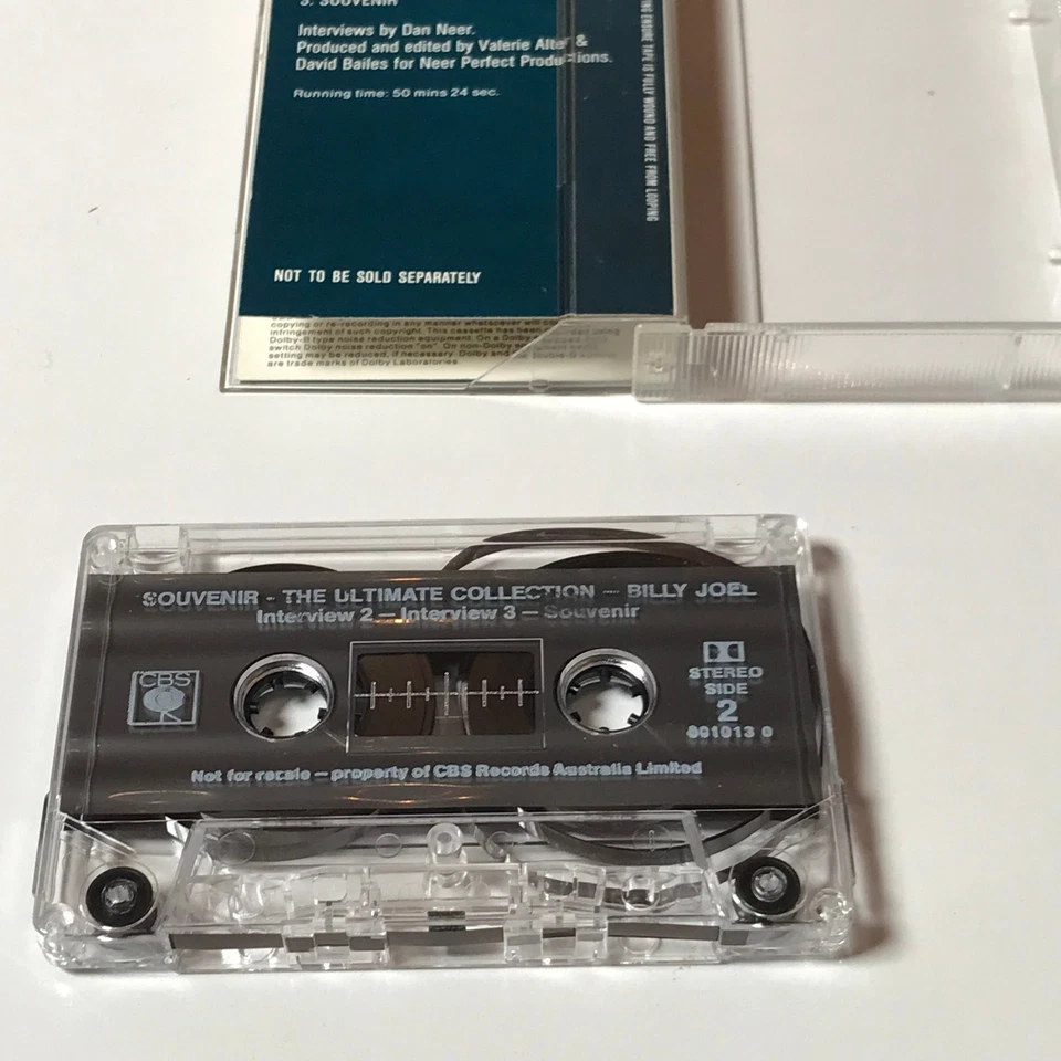 Interview With Billy Joel Cassette Tape 1990 - Image 4 of 4