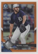 2018 Bowman Chrome Orange Refractor /25 Michael Fulmer #4 1u6
