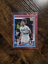 2025 Panini Donruss WNBA #91 Te-Hina Paopao /399 RED SHIMMER Rated Rookie
