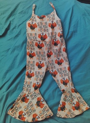 Most Adorable 4-5 T  Thanksgiving Jumper  ''Gobble Till You Wobble''