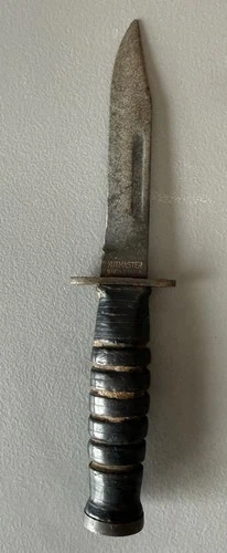 Vintage WW2 US Military Kutmaster Utica NY Fighting Knife Must See