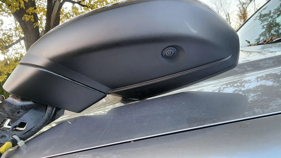 Espejo retrovisor delantero izquierdo audi q7 2017-2019 puerta del lado del conductor OEM blanco Foto 3 de 4