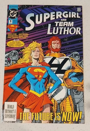1993 DC COMICS SUPERGIRL AND TEAM LUTHOR #1 VF+ VINTAGE SUPERMAN