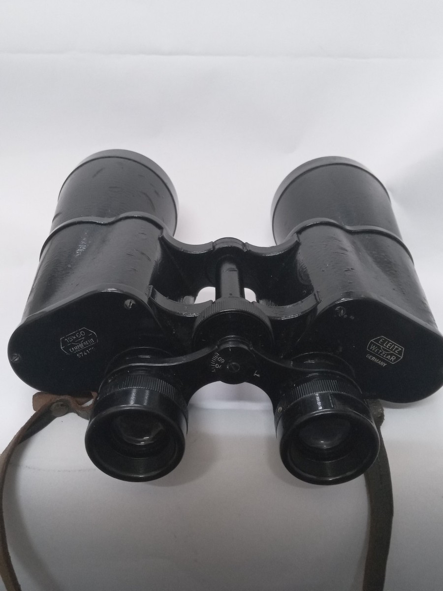 Rare Vintage E. Leitz Wetzlar Leica Campofortit 15 X 60 Binoculars